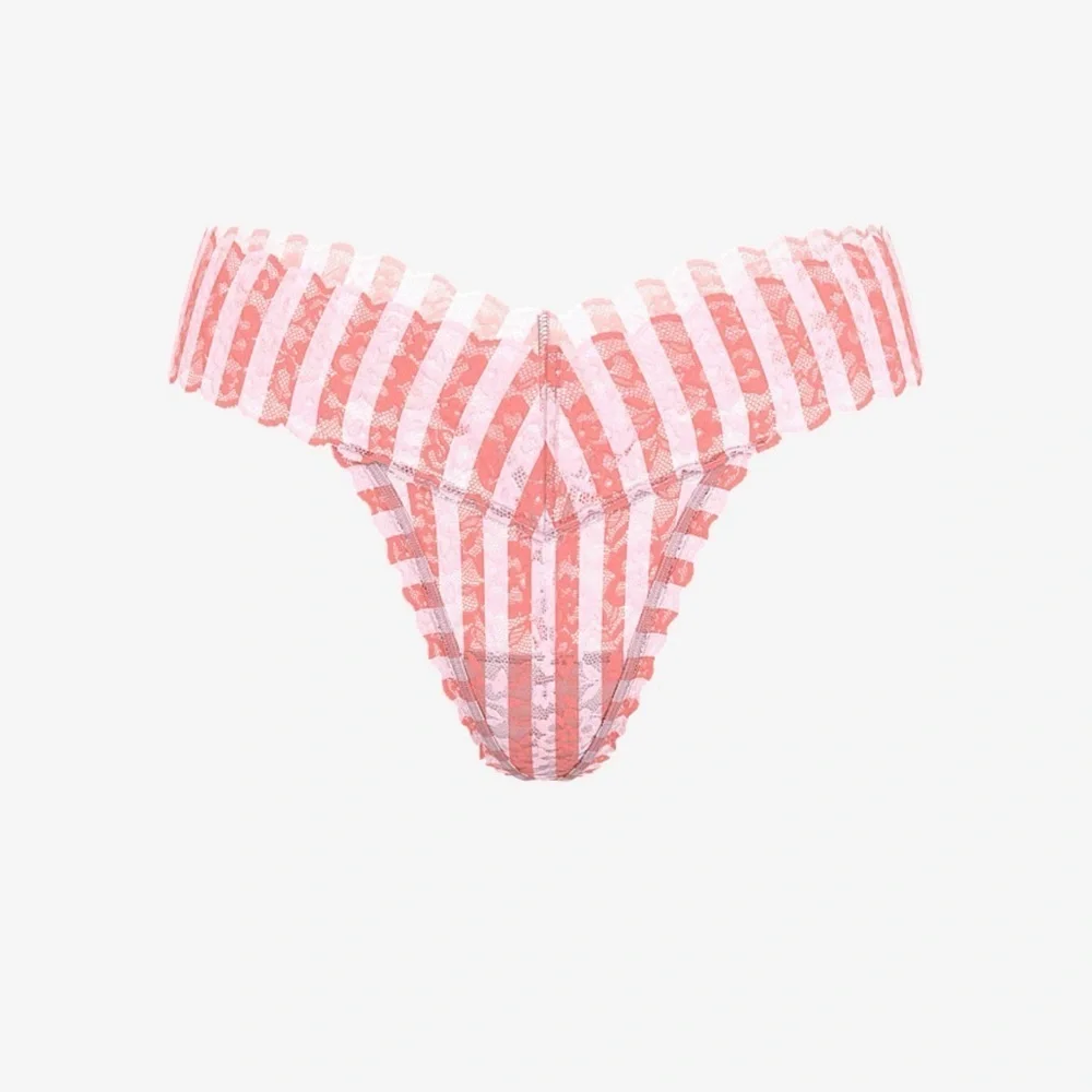VICTORIA’S SECRET Red and Pink Lace Thong